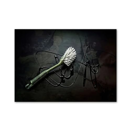 Wandkunst Leinwanddrucke Esstisch Wand Kunstdruck Leinwand Malerei Artischocken Waffeln Heidelbeeren Nordic Poster Küche Decor Bilder Für Wohnzimmer(D,50x70cm) von PTHEN
