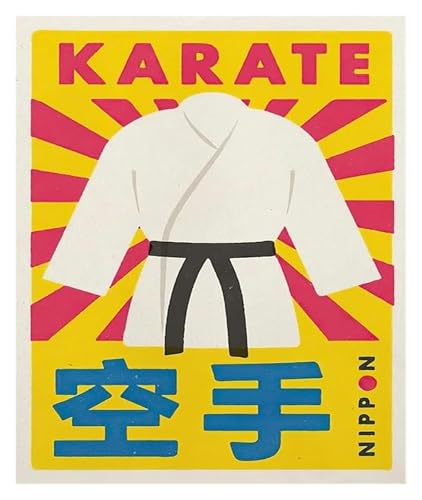 Wandkunst Leinwanddrucke Japanische Kunst Ramen Sake Sumo Bonsai Matchbox Label Poster Leinwand Malerei Abstrakte Wand Bild Für Wohnzimmer Dekoration(E,20x30cm) von PTHEN