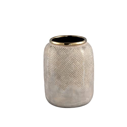 PTMD Astleigh Flowerpot - 20 x 20 x 25 cm - Keramik - Gold von PTMD collection