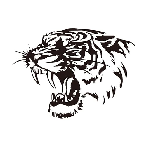 2 Stück 3D Tiger Autoaufkleber Vinyl Wasserdichte Auto Aufkleber Reflektierender Lustiger Autoaufkleber Selbstklebender Aufkleber Universal Grafik Aufkleber Motorhaube Sticker Heckscheibe,Schwarz 2 Stück 3D Tiger Autoaufkleber Vinyl Wasserdichte Auto Aufkleber Reflektierender Lustiger Autoaufkleber Selbstklebender Aufkleber Universal Grafik Aufkleber Motorhaube Sticker Heckscheibe,Schwarz von PTNKUIIY