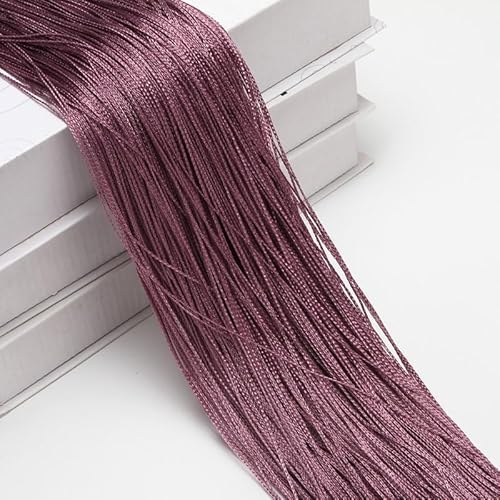 2 Stücke Fadengardine Fadenvorhang -100 x 200 cm Türvorhang Fäden als Raumteiler Fliegenschutz oder Dekoration kürzbar waschbar Dekovorhang Fadengardine für Party Hochzeit Raumdekoration-dunkellila von PTNKUIIY