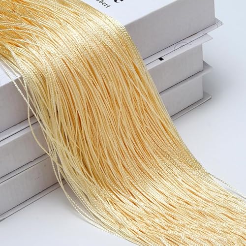 2 Stücke Fadengardine Fadenvorhang -100 x 200 cm Türvorhang Fäden als Raumteiler Fliegenschutz oder Dekoration kürzbar waschbar Dekovorhang Fadengardine für Party Hochzeit Raumdekoration-Beige gelb 2 Stücke Fadengardine Fadenvorhang -100 x 200 cm Türvorhang Fäden als Raumteiler Fliegenschutz oder Dekoration kürzbar waschbar Dekovorhang Fadengardine für Party Hochzeit Raumdekoration-Beige gelb von PTNKUIIY