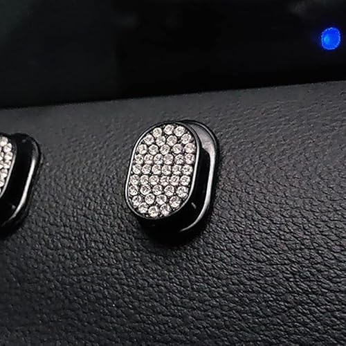 Bling Kristall Kopfstützen Auto Haken,4 Stück Auto Sitz Kopfstütze Kleiderbügel Tragbare Organizer Halter Haken Glitzer Strass Multifunktionale Kopfstützenhalterung zum Aufhängen für SUV LKW Fahrzeug Bling Kristall Kopfstützen Auto Haken,4 Stück Auto Sitz Kopfstütze Kleiderbügel Tragbare Organizer Halter Haken Glitzer Strass Multifunktionale Kopfstützenhalterung zum Aufhängen für SUV LKW Fahrzeug von PTNKUIIY