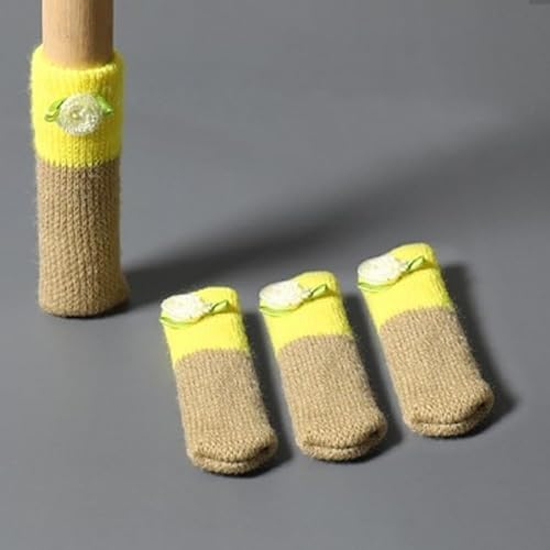 PTNKUIIY 24 Stück Stuhlsocken, rutschfeste gestrickte Möbelbeinsocken Stuhlbeinsocke Möbel Socken Antirutsch Pads Stuhlbeinschoner Bodenschoner für Möbel Stuhlbein Tisch 7-18cm Khaki Gelb PTNKUIIY 24 Stück Stuhlsocken, rutschfeste gestrickte Möbelbeinsocken Stuhlbeinsocke Möbel Socken Antirutsch Pads Stuhlbeinschoner Bodenschoner für Möbel Stuhlbein Tisch 7-18cm Khaki Gelb von PTNKUIIY
