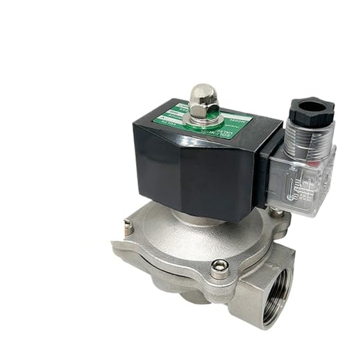 1/2 “3/4” 1 “1-1/4” 2 "normalerweise Geschlossenes Magnetventil 110V 220V 12V 24V 304 Edelstahl-Wasserventile IP65 Wasserdicht(1-1/4",12VDC_NBR-SEAL) von PTQDBTGCT