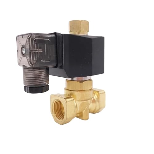 2 Way Brass Water Normally Open Solenoid Valve 1/4 3/8 1/2 Inch AC 220V 24V 12V Orifice 10mm 16bar PXC Pressure Valve(1/2",DC24V) von PTQDBTGCT