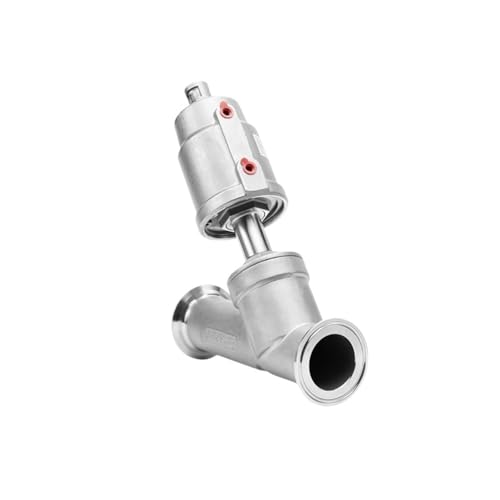 304 Stainless Steel Pneumatic Quick Install Angle Seat Valve Y-type Chuck-type Clamp Quick-connect Valve High Temperature steam(B TYPE_DOUBLE ACTING) von PTQDBTGCT