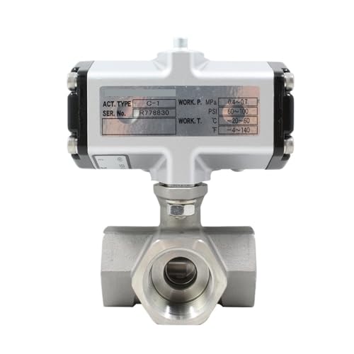 C-UTNE Penumatic Control C-1 Ball Valve 1/2"Inch DN10 DN15 DN20 DN25 PN10 Threaded Ends Ball Valves For Water(DN20) von PTQDBTGCT