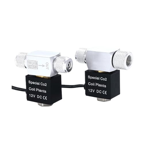 Co2 Solenoid Valve Regulator 110V-220V Low Temperature Co2 Aquarium Fish Tank Electric Magnetic Valve EU US DC12V(05B-100-240V,EU plug) von PTQDBTGCT