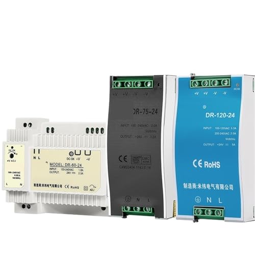 DR 15W 30W 60W 75W 120W 240W Industrial DIN Rail Switching Power Supply 100-240V AC TO DC 12V 24V Led Light CCTV Transformer(12V,75W_100-240V) von PTQDBTGCT
