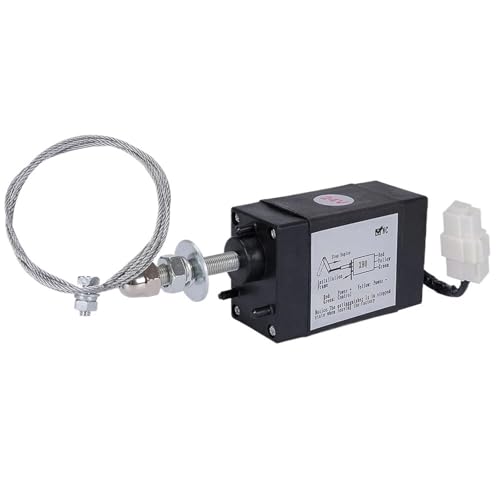 Normal Open NO Diesel Generator Engine Flame Out Device Off Valve Stop Solenoid Power Generator Parts Accessories 12V 24V XHQ-PT(Normal Close type,24V) von PTQDBTGCT