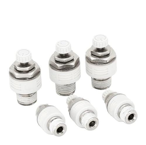 Typ Einstellbare Kunststoff Schalldämpfer ASN2-M5 01 02 03 04 Magnetventil Auspuff Drossel Ventil Schalldämpfer ASN2(ASN2-03S) von PTQDBTGCT