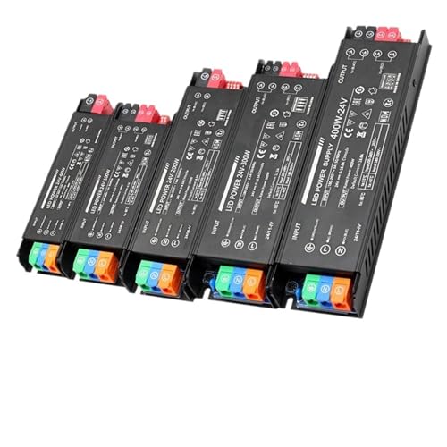 Ultra-thin And Silent LED Lighting Transformer 60W 100W 200W 300W 400W AC100-265V To DC 12V 24V LED Light Strip Power Adapte(300W AC180-265V,DC 24V) von PTQDBTGCT