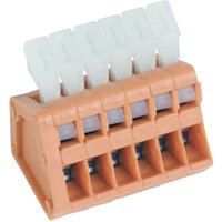PTR - Hartmann 53191050321E Federkraftklemmblock 0.50 mm² Polzahl 5 Orange 1 St. von PTR