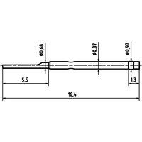 Ptr Hartmann h 1007 l Präzisionsprüfstifthülse von PCE