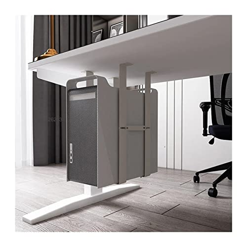 CPU-Ständer CPU-Halterung unter dem Schreibtisch, verstellbarer PC-Tower-Ständer aus Stahl, robuste PC-Gehäusehalterung, Breite verstellbar von 5,4 Zoll bis 9,8 Zoll, Höhe weniger als 19,6 Zoll PC Rol von PTTRNS