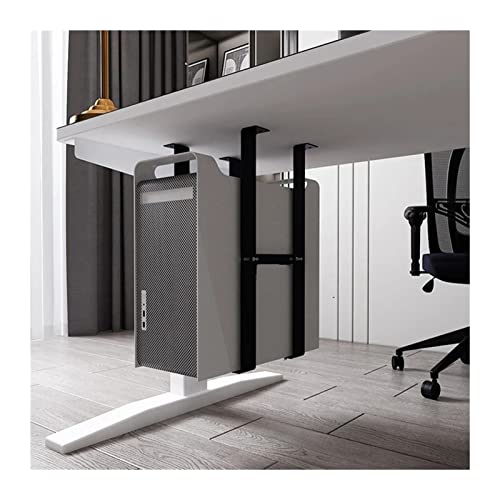 PC Halterung CPU-Halterung unter dem Schreibtisch, verstellbarer PC-Tower-Ständer aus Stahl, robuste PC-Gehäusehalterung, Breite verstellbar von 5,4 Zoll bis 9,8 Zoll, Höhe weniger als 19,6 Zoll CPU S von PTTRNS