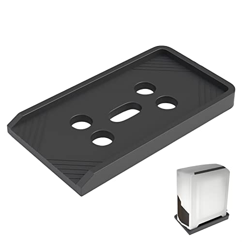 PC Halterung Desktop PC Tower Stand CPU Stand, Ventilated PC Tower Stand, Under Desk CPU Holder Mobile Gaming PC Floor Stand with 4 Caster Wheels CPU Ständer (Color : Schwarz, Size : Without Wheels von PTTRNS