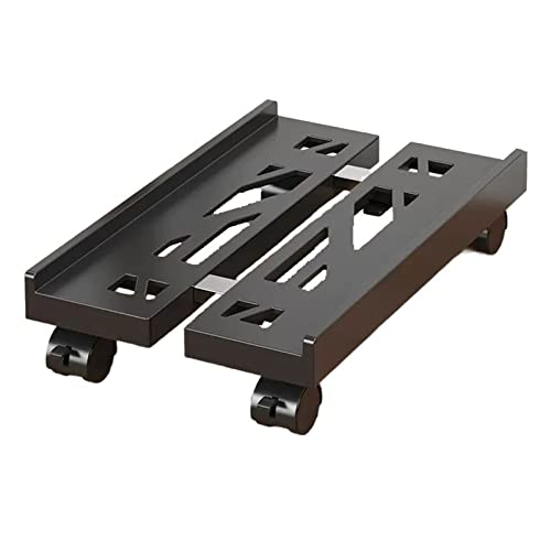 PC Halterung Rollbarer Desktop-PC-Tower-Ständer, verstellbarer mobiler CPU-Halter mit feststellbaren Lenkrollen, erweiterbarer PC-Gehäusehalter for die meisten Desktop-Tower CPU Ständer ( Color : Schw PC Halterung Rollbarer Desktop-PC-Tower-Ständer, verstellbarer mobiler CPU-Halter mit feststellbaren Lenkrollen, erweiterbarer PC-Gehäusehalter for die meisten Desktop-Tower CPU Ständer ( Color : Schw von PTTRNS