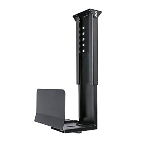 PTTRNS CPU ständer CPU-Halterung unter dem Schreibtisch – verstellbare PC-Wandhalterung, universelle PC-Gehäusehalterung, robuste PC-Tower-Halterung, hält bis zu 22,6 kg PC-Ständer (Color : Schwarz) PTTRNS CPU ständer CPU-Halterung unter dem Schreibtisch – verstellbare PC-Wandhalterung, universelle PC-Gehäusehalterung, robuste PC-Tower-Halterung, hält bis zu 22,6 kg PC-Ständer (Color : Schwarz) von PTTRNS