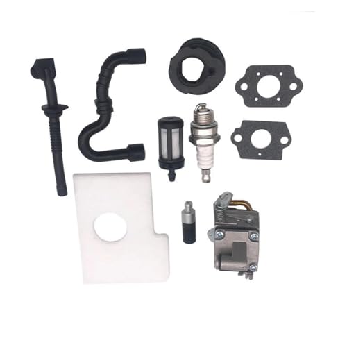 Carburetor E-Choke Für 017 018 MS170 MS180 MS 170 180 Kettensäge Für Zama 180 Für C1Q-S57B Freischneider Hedgerow Maschine Carb Kettensäge Vergaser Motorräder Vergaser(Wit) von PUBUGPDPAG
