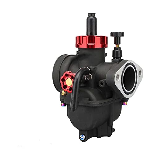 Carburetor E-Choke Für Für 2T Für 4T Vergaser Für PE17 19 22 24 26 28mm Motorradmotor Mit Carb Jets Motorräder Vergaser(PE19MM-FL) von PUBUGPDPAG