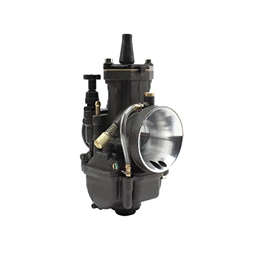 Carburetor E-Choke Für Motorrad Universal Für PWK 28 30 32 34mm Motorrad Racing Vergaser Mit Power Jet Motorräder Vergaser(34mm) von PUBUGPDPAG
