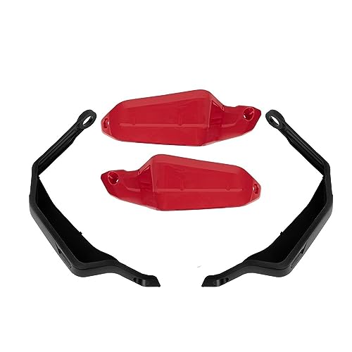 Für CRF 1100L Für CRF1100L Für Africa Twin Für Abenteuer Für Sport 2020-2023 Für X-ADV750 2021-2023 Handschutz Handschutz Bildschirm Schild Schutzlenker Handschutz Handbürstenschut(A Set-Red) von PUBUGPDPAG