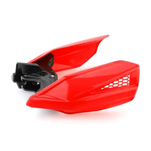 Für CRF250RX Für CRF450RX Für 450R 450X 2021-2023 Motorrad Lenker Handprotektoren Schutz Hand Schutz Schutzhülle Schutzlenker Handschutz Handbürstenschut(One Set Red) von PUBUGPDPAG