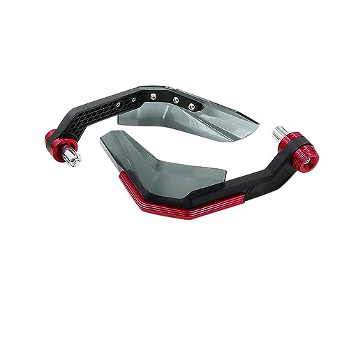 Für Für NMAX155 Für NMAX125 Für NMAX 155 Für N-MAX 125 150 Motorrad Handschutz Windschutzscheibe Hand Guards Griff Wind Schild Kappe Schutzlenker Handschutz Handbürstenschut(Red) von PUBUGPDPAG