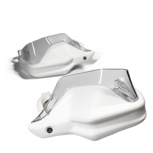 Für Für R1250GS Für Abenteuer Für ADV Für R1250GSA 2018-2023 Motorrad Handschutz Hand Schild Schutz Schutzlenker Handschutz Handbürstenschut(Full Set white 1) von PUBUGPDPAG