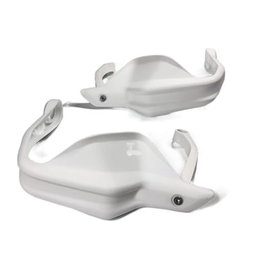 Für Für R1250GS Für Abenteuer Für ADV Für R1250GSA 2018-2023 Motorrad Handschutz Hand Schild Schutz Schutzlenker Handschutz Handbürstenschut(Handguard white) von PUBUGPDPAG