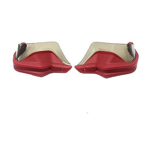 Für NC750X Für DCT Für NC750S Für NC700X Für NC 750X2013-2023 Motorrad Handprotektoren Schild Wachen Windschutzscheibe Hand Wind Schutz Schutzlenker Handschutz Handbürstenschut(Red Green Set) von PUBUGPDPAG