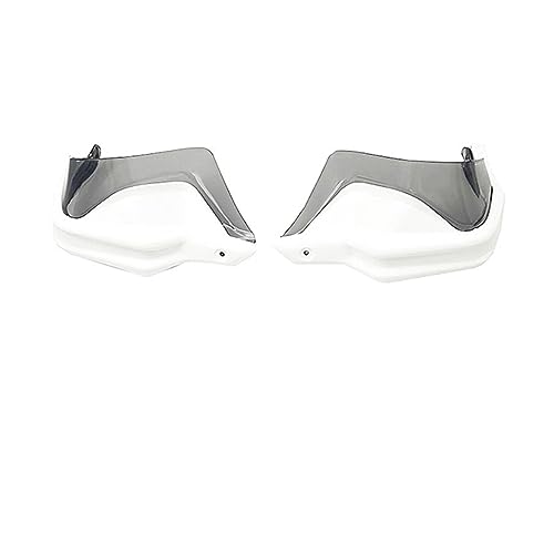 Für NC750X Für DCT Für NC750S Für NC700X Für NC 750X2013-2023 Motorrad Handprotektoren Schild Wachen Windschutzscheibe Hand Wind Schutz Schutzlenker Handschutz Handbürstenschut(White Grey Set) von PUBUGPDPAG