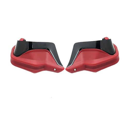Für NC750X Für DCT Für NC750S Für NC700X Für NC 750X2013-2023 Motorrad Handprotektoren Schild Wachen Windschutzscheibe Schutzlenker Handschutz Handbürstenschut(Red Black Set) von PUBUGPDPAG
