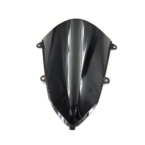Motorrad Frontscheibe Für CBR 500R 400R 2019-2024 Für CBR500 R Für CBR400R Für CBR500R Windschutzscheibe Spoiler Touring Windschutzscheibe Visier Viser PC Wind Deflektor Spoiler(Zwart) von PUBUGPDPAG