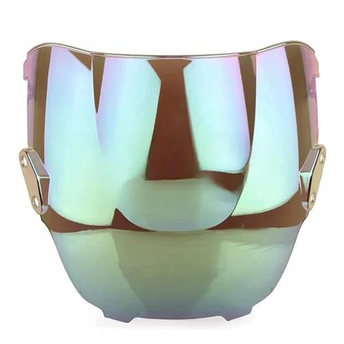 Motorrad Frontscheibe Für CBR 600 Für CBRF3 Für CBR600 F3 1995 1996 1997 1998 Motorrad Windschutzscheibe Windschutz Bildschirm Double Bubble Deflektor Spoiler(White Iridium) von PUBUGPDPAG