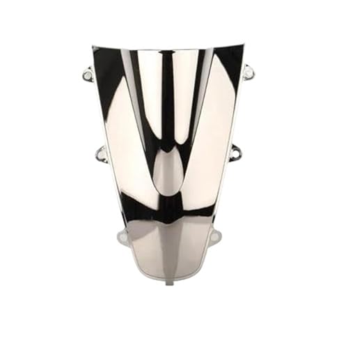 Motorrad Frontscheibe Für CBR1000RR Für CBR 1000 RR 1000RR 2017-2020 Double Bubble Windschutzscheibe Motorradzubehör Verkleidungsdeflektor Windschutzscheibe Deflektor Spoiler(Silver) von PUBUGPDPAG
