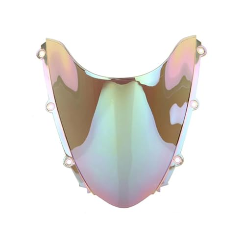 Motorrad Frontscheibe Für CBR1000RR Für CBR 1000RR 1000 RR 2004-2005 2006 2007 Motorrad Double Bubble Windschutzscheibe Deflektor Schutz Windschutzscheibe Deflektor Spoiler(White Iridium) von PUBUGPDPAG