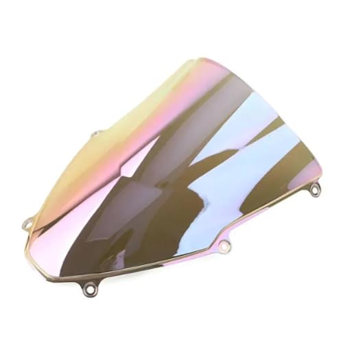 Motorrad Frontscheibe Für CBR1000RR-R Für Fireblade SP Für CBR 1000 RR-R 2020 2021 2022 2023 Windschutzscheibe Windabweiser Double Bubble Windschutzscheibe Deflektor Spoiler(White Iridium) von PUBUGPDPAG