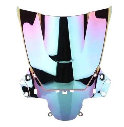 Motorrad Frontscheibe Für CBR250R Für CBR 250 R 250R MC41 2010-2015 Double Bubble Windschutzscheibe Motorradzubehör Verkleidungsdeflektor Windschutzscheibe Deflektor Spoiler(White iridium) von PUBUGPDPAG