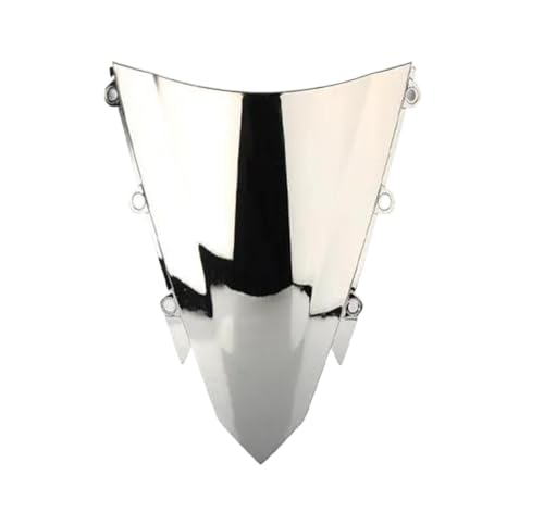 Motorrad Frontscheibe Für CBR500R Für CBR 500 R 500R 2016 2017 2018 Windschutzscheibe Zubehör Verkleidung Deflektor Motorrad Double Bubble Windschutzscheibe Deflektor Spoiler(Silver) von PUBUGPDPAG