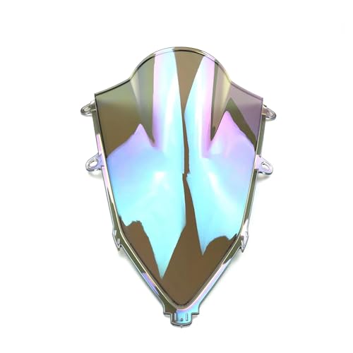 Motorrad Frontscheibe Für CBR500R Für CBR400R Für CBR 500 400 R 2019 2020 2021 2022 2023 2024 2025 Motorrad Windschutzscheibe Windschutz Deflektor Spoiler(White Iridium) von PUBUGPDPAG