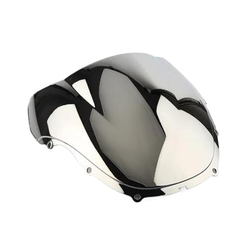 Motorrad Frontscheibe Für CBR600 F4 1999 2000 Für CBR 600 Für CBR600F4 99 00 Motorrad Windschutzscheibe Deckt Bildschirm Motorräder Deflektor Windschutzscheibe Deflektor Spoiler(Silver) von PUBUGPDPAG
