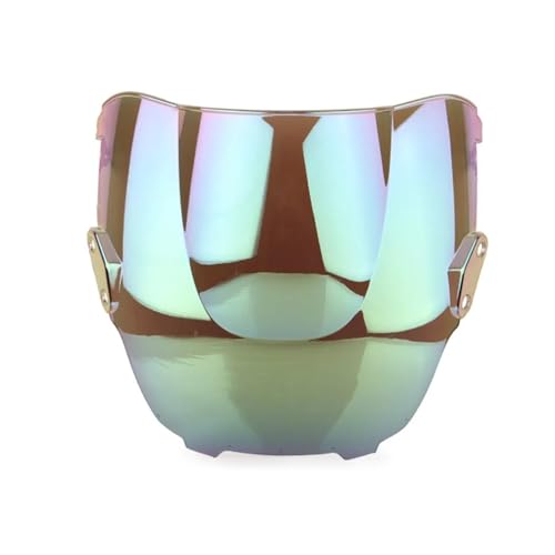 Motorrad Frontscheibe Für CBR600 Für CBR 600 F3 1995-1998 Windschutzscheibe Double Bubble Windschutzscheibe Motorradzubehör Verkleidungsdeflektor Deflektor Spoiler(White Iridium) von PUBUGPDPAG