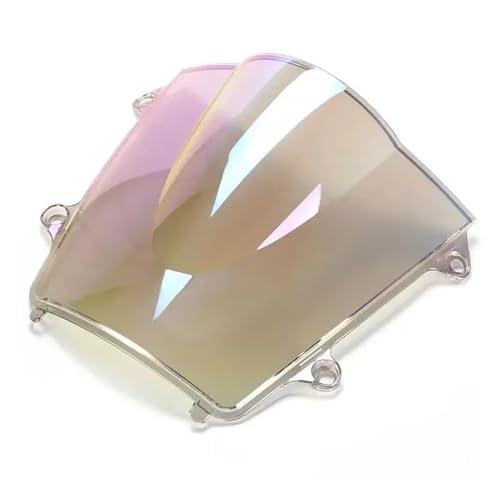 Motorrad Frontscheibe Für CBR600RR F5 2013-2021Windschutzscheibe Spoiler Windschutzscheibe Air Windabweiser Deflektor Spoiler(White Iridium) von PUBUGPDPAG