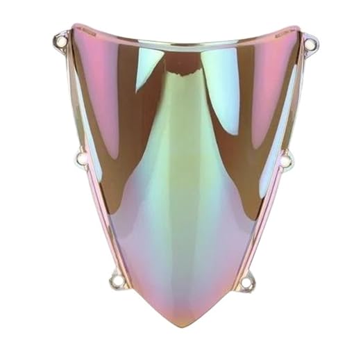 Motorrad Frontscheibe Für CBR600RR Für CBR 600 RR 600RR F5 2007-2012 Windschutzscheibe Double Bubble Windschutzscheibe Motorradzubehör Verkleidungsdeflektor Deflektor Spoiler(White Iridium) von PUBUGPDPAG