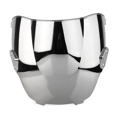 Motorrad Frontscheibe Für F3 CBR 600 1995-1998 Für CBR600 1995 1996 1997 1998 Motorrad Windschutzscheibe Windschutzscheibe Deckt Double Bubble Screen Deflektor Spoiler(Silver) von PUBUGPDPAG
