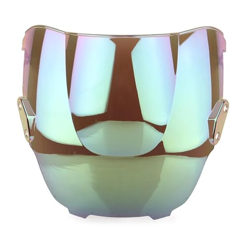 Motorrad Frontscheibe Für F3 CBR 600 1995-1998 Für CBR600 1995 1996 1997 1998 Motorrad Windschutzscheibe Windschutzscheibe Deckt Double Bubble Screen Deflektor Spoiler(White Iridium) von PUBUGPDPAG