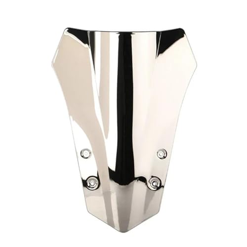 Motorrad Frontscheibe Für FJ 09 FJ09 Für MT09 Für MT-09 Für Tracer 900 2015 2016 2017 Motorrad Double Bubble Windschutzscheibe Deflektorschutz Windschutzscheibe Deflektor Spoiler(Silver) von PUBUGPDPAG